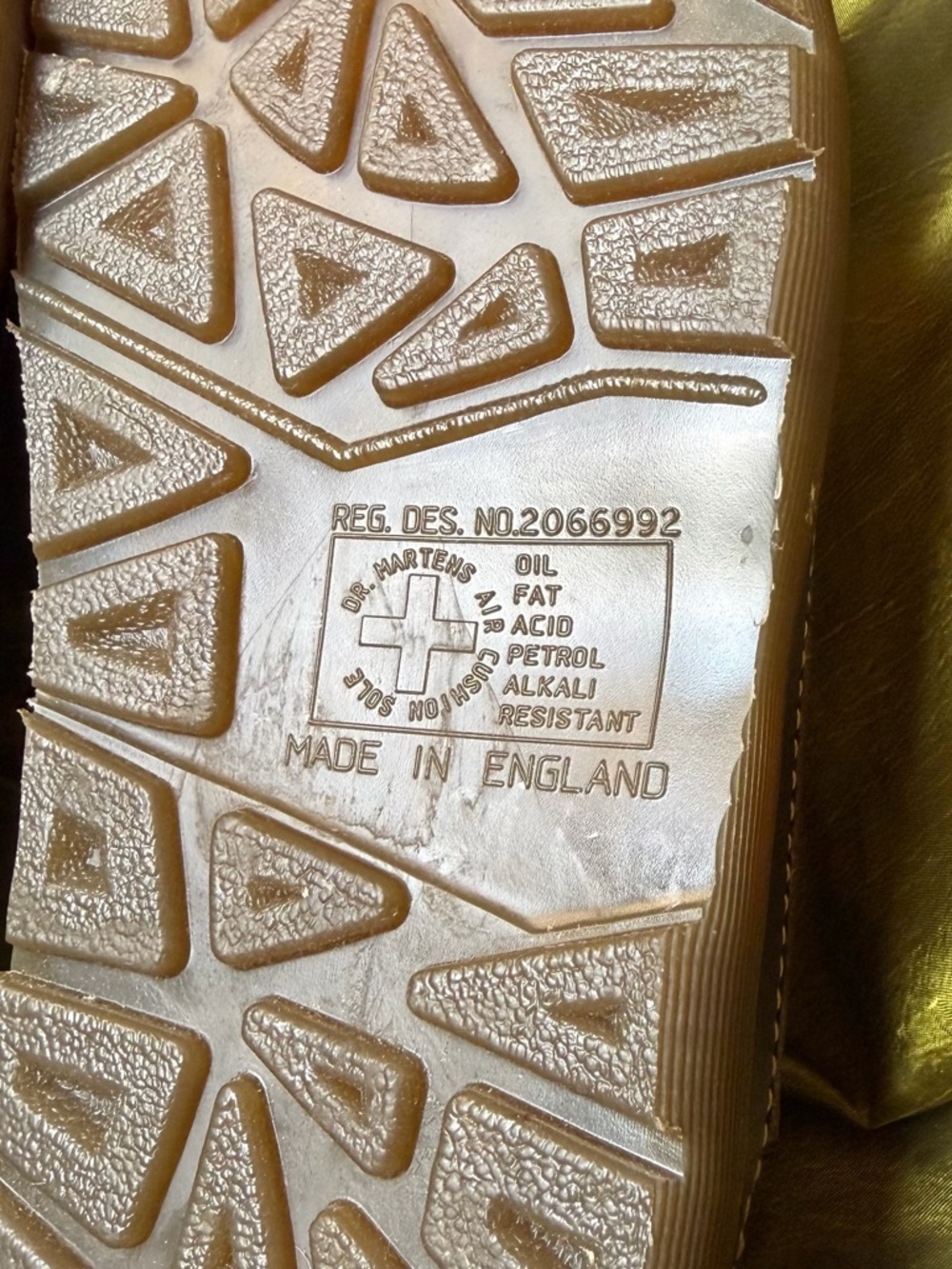 VINTAGE Dr. Martens 8209 Brown Leather Slide Sandals MIE Deadstock - Picture 6 of 6